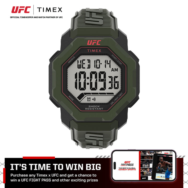 Timex Ufc Knockout Multifunction 48mm Acetate Band