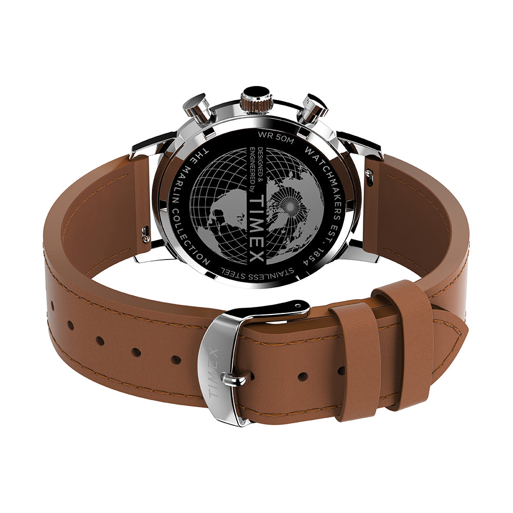 Marlin Quartz Chronograph 40mm Leather Band