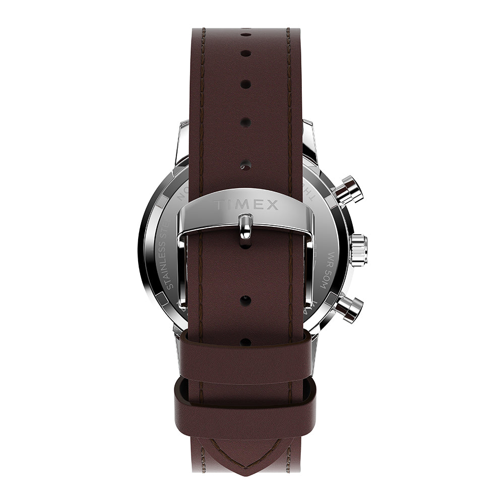 Marlin Quartz Chronograph 40mm Leather Band