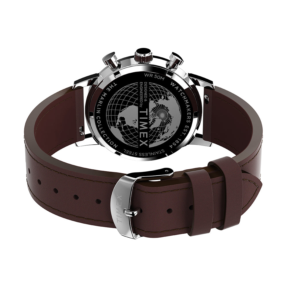 Marlin Quartz Chronograph 40mm Leather Band