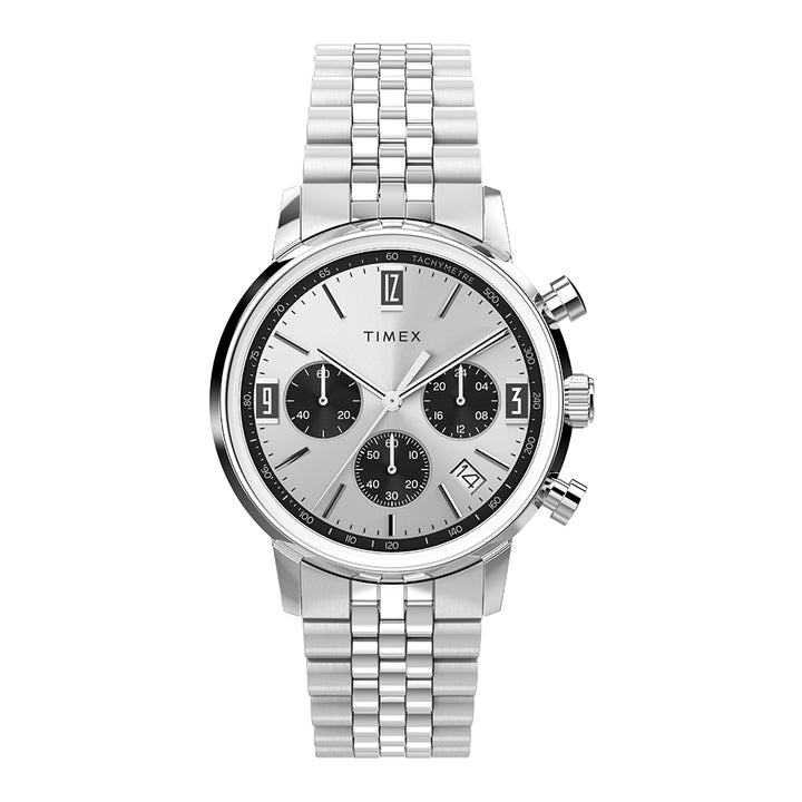 Marlin Quartz Chronograph 40mm Stainless Steel Band