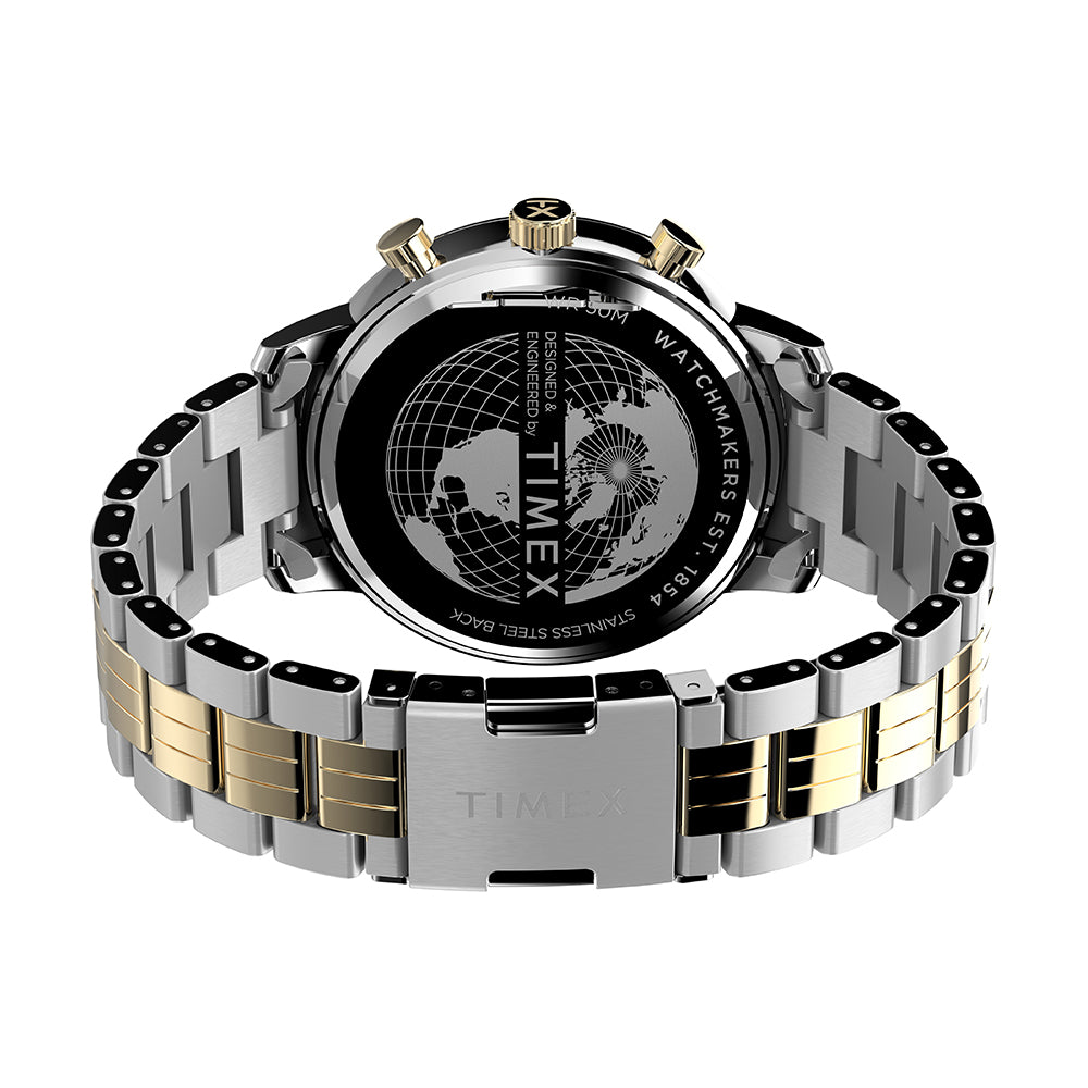 Chicago Chronograph 45mm Stainless Steel Band