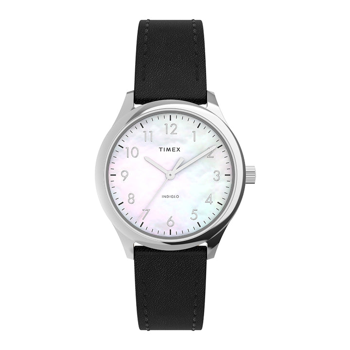 Modern Easy Reader 3-Hand 32mm Leather Band