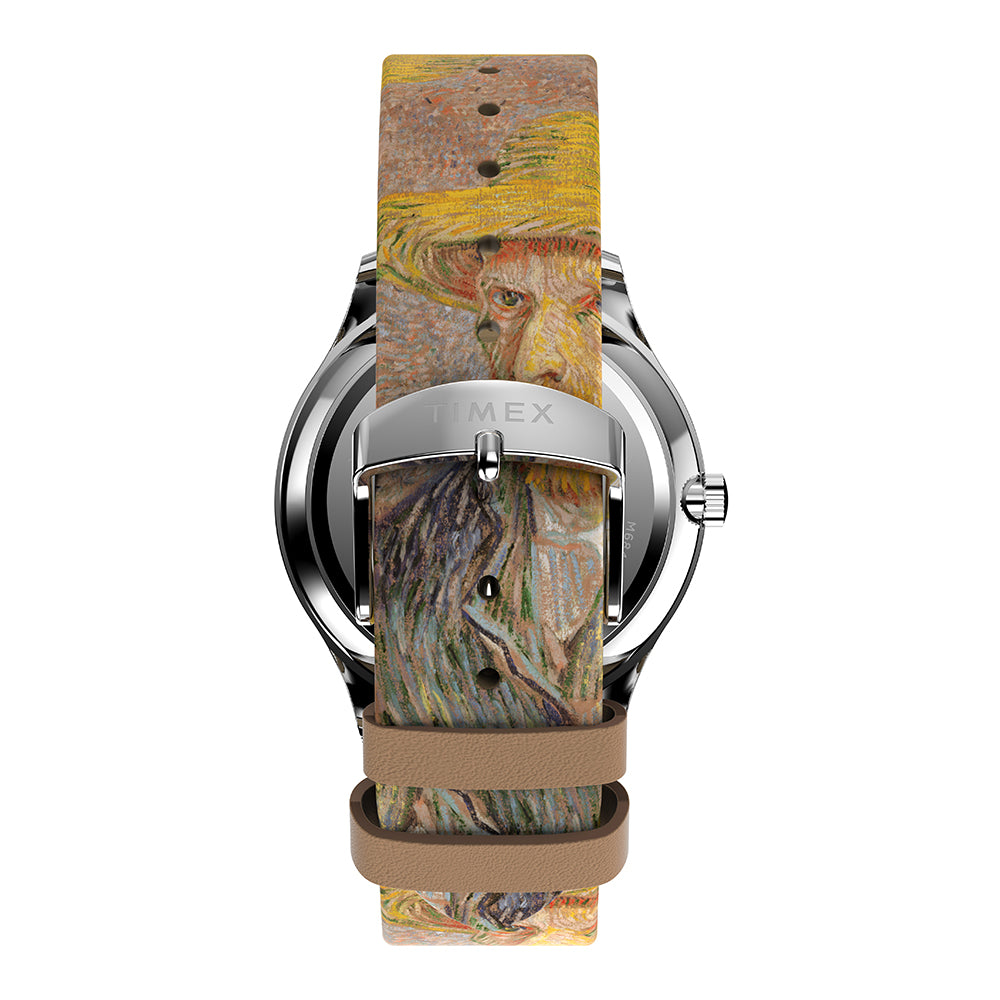 The Met Van Gogh 3-Hand 40mm Leather Band