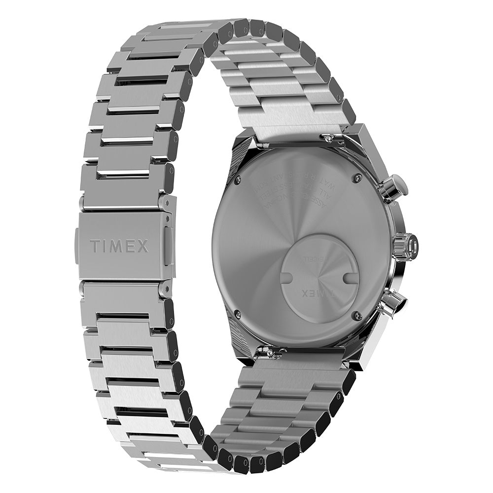 Q Timex Chronoraph 40mm Stainless Steel Band