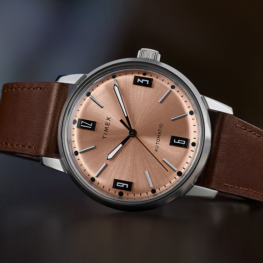 Marlin 3-Hand 40mm Leather Band