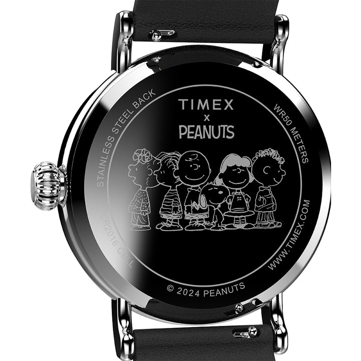 Peanuts 3-Hand 40mm Leather Band