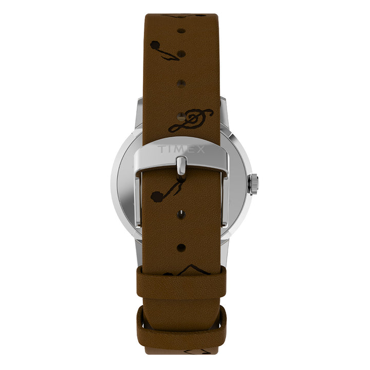 Marlin Hand-Wound X Peanuts  34mm Leather Band