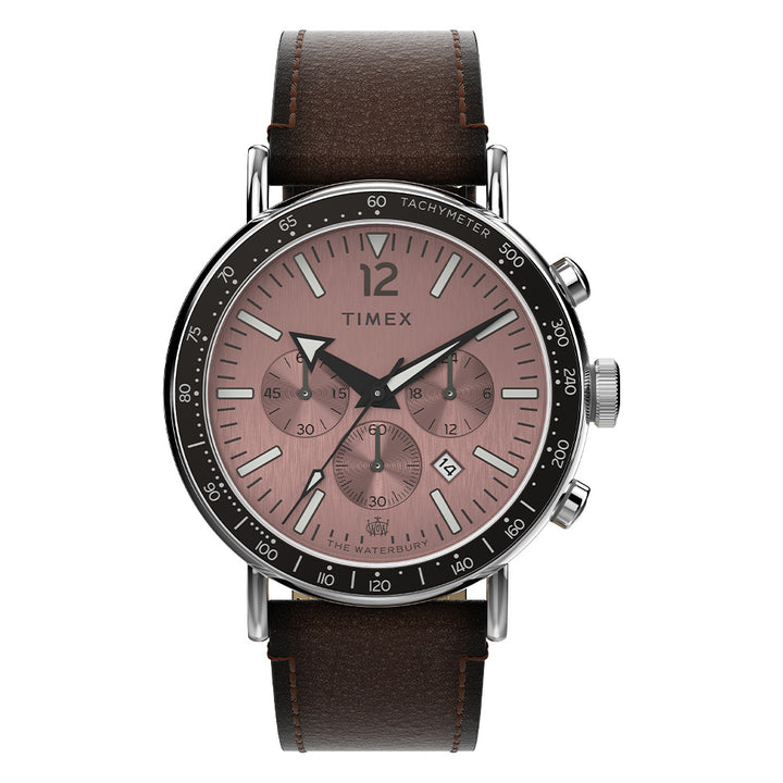 Waterbury Chronograph 43mm Leather Band