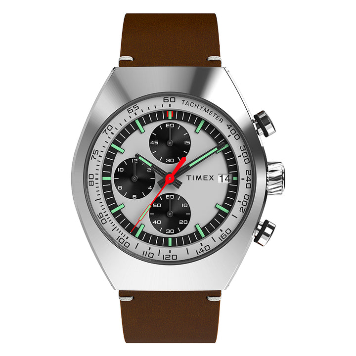 Legacy Tonneau Chronograph 42mm Leather Band