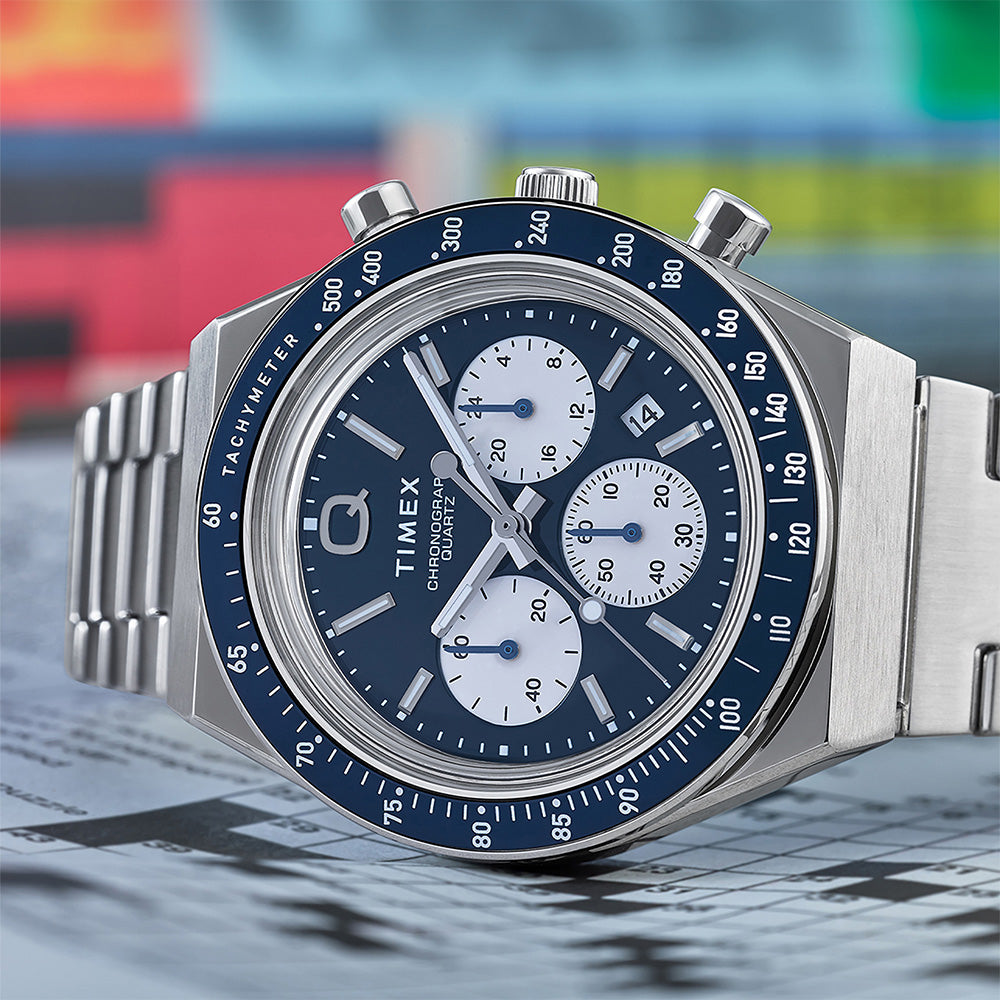 Timex Q Mod Q Timex Chronograph 40mm Stainless Steel Band – Timex Philippines