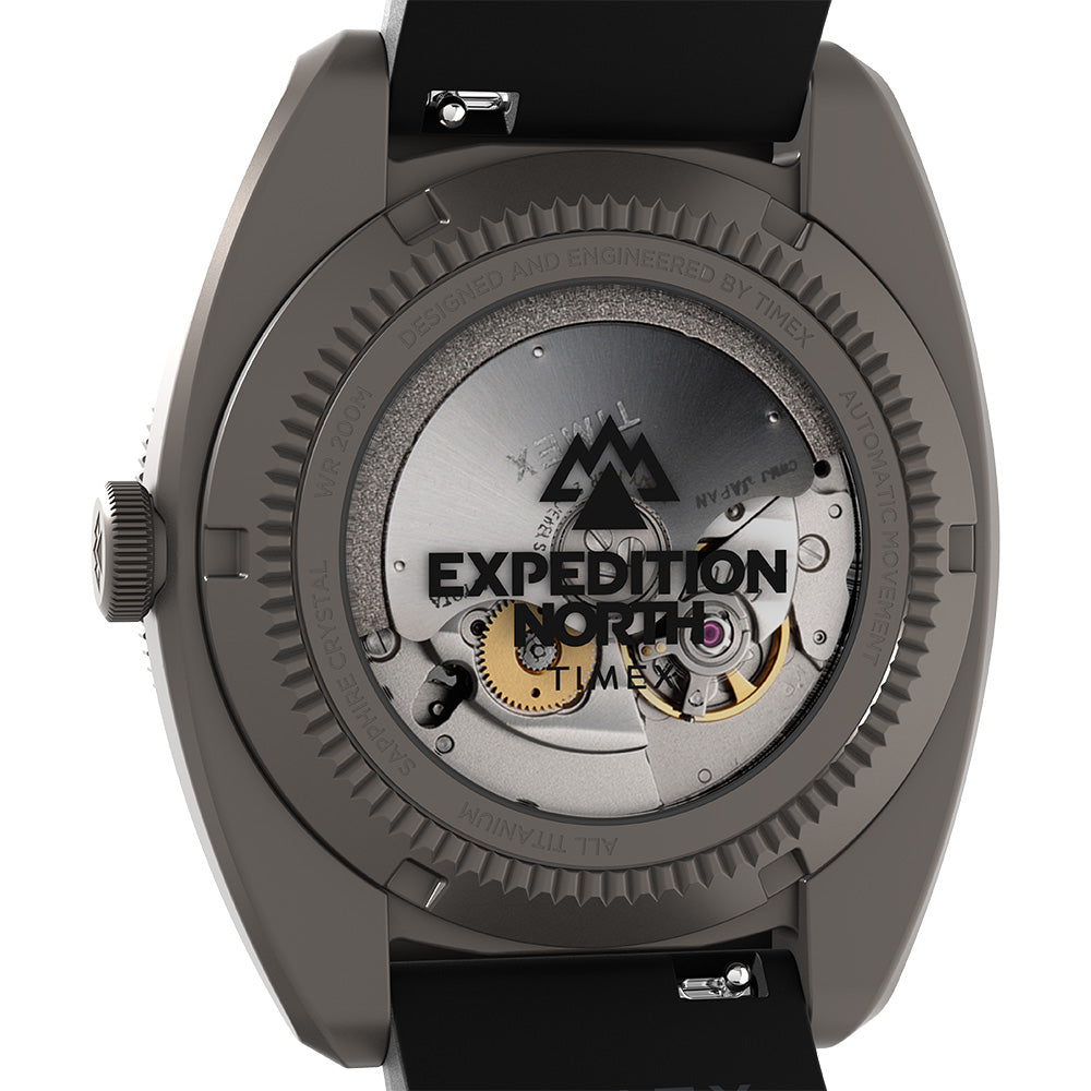 Expedition North Titanium Automatic GMT 41mm Silicone Band