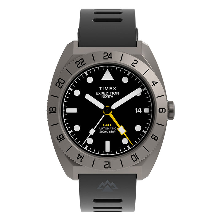 Expedition North Titanium Automatic GMT 41mm Silicone Band