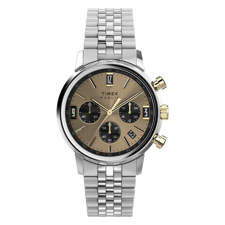 Marlin Quartz Chronograph 40mm Stainless Steel Band