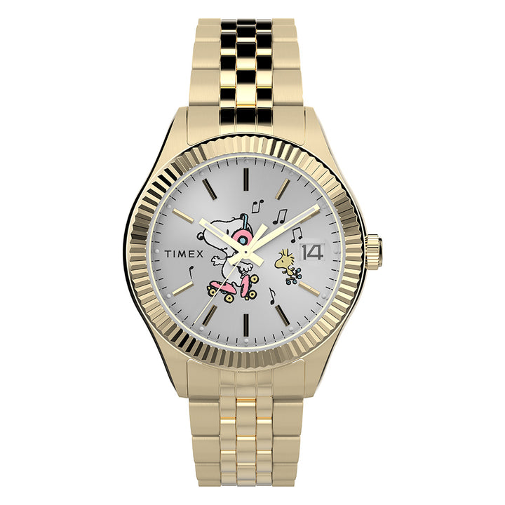 Timex Legacy X Peanuts Date 34mm Stainless Steel Band