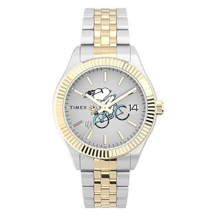 Timex Legacy X Peanuts Date 34mm Stainless Steel Band