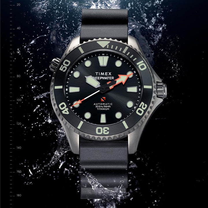Deepwater Meridian 300 Titanium Hev Automatic 44mm Rubber Band