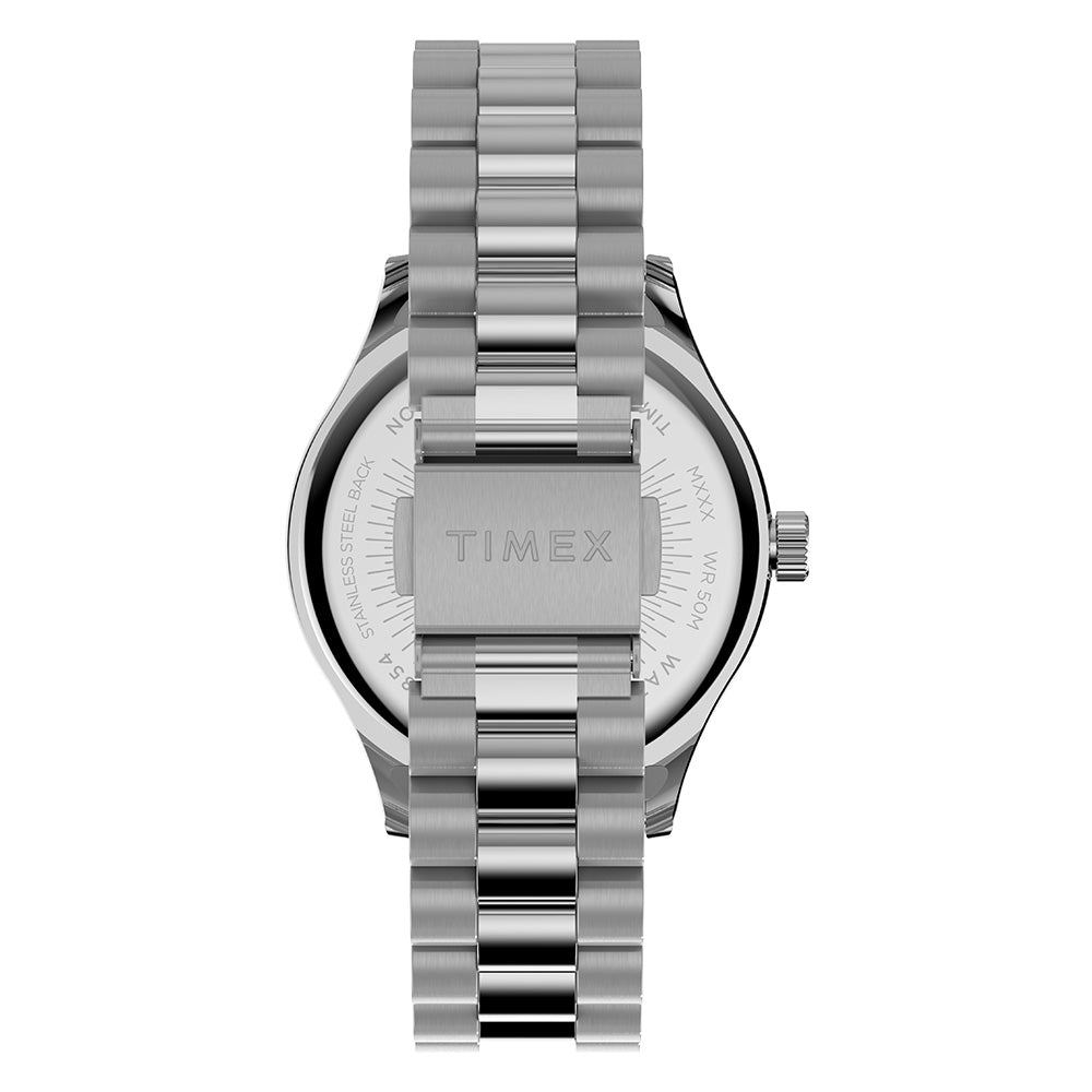 Timex Legacy 3-Hand 34mm Stainless Steel Band