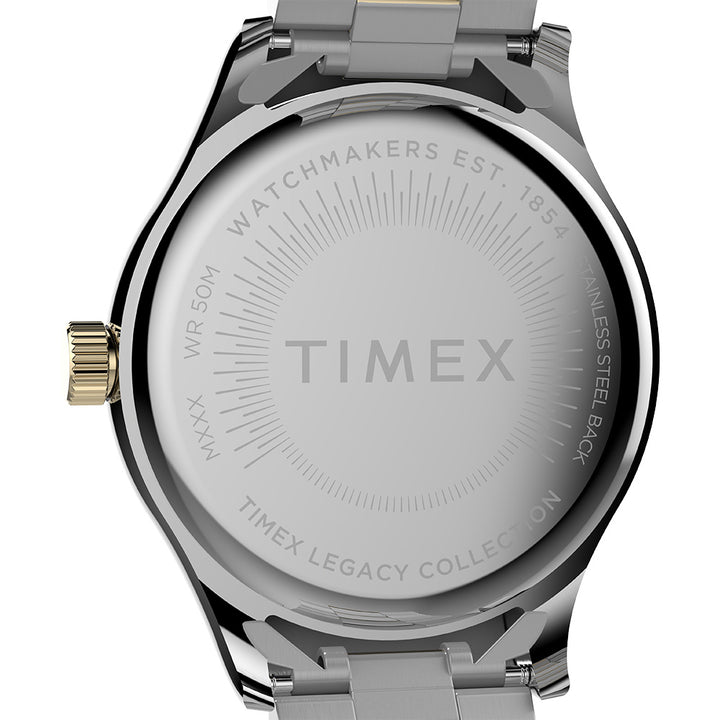 Timex Legacy 3-Hand 34mm Stainless Steel Band