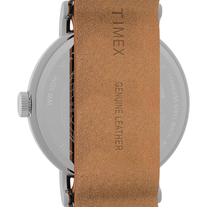 Weekender Date 40mm Leather Band