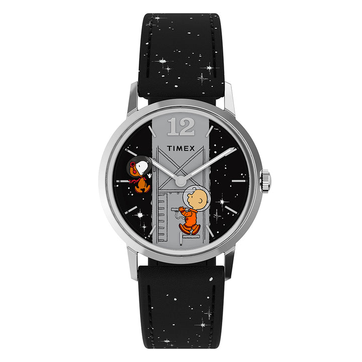 Marlin x Peanuts Hand-wound 34mm Leather Band