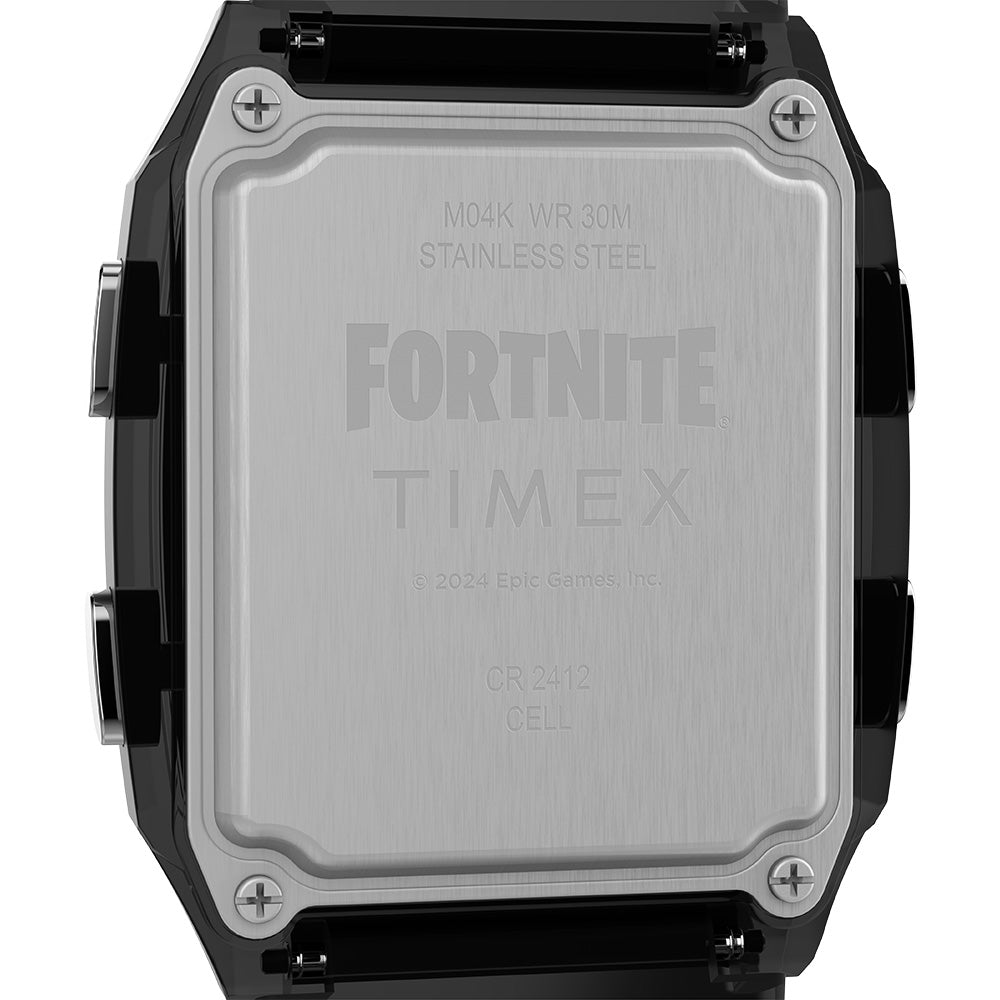 Q Timex Digital 33mm Resin Band