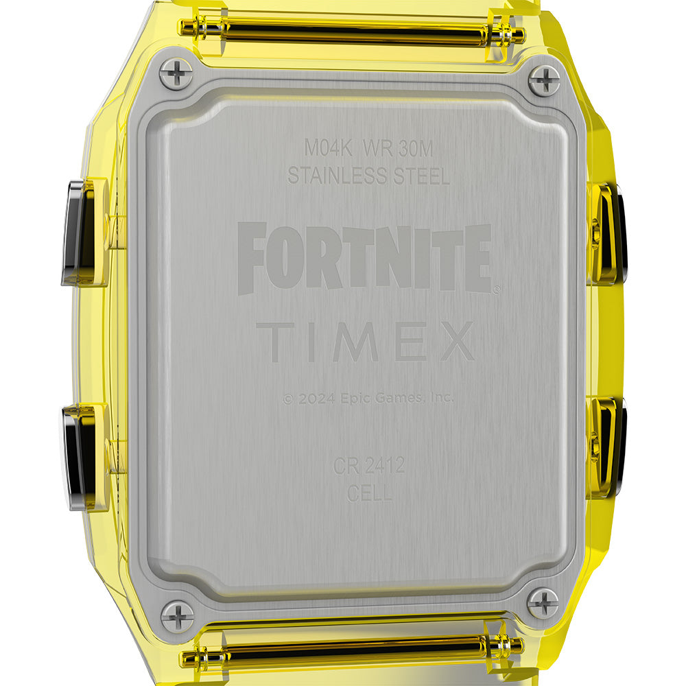 Q Timex Digital 33mm Resin Band