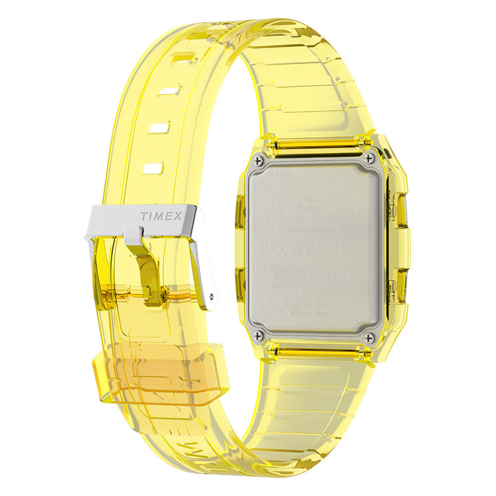 Q Timex Digital 33mm Resin Band