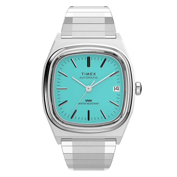 Timex Automatic 1983 E Line Reissue Automatic 34mm Stainless Steel Band