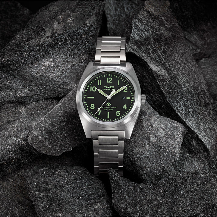 Expedition Field Date 39mm Stainless Steel Band