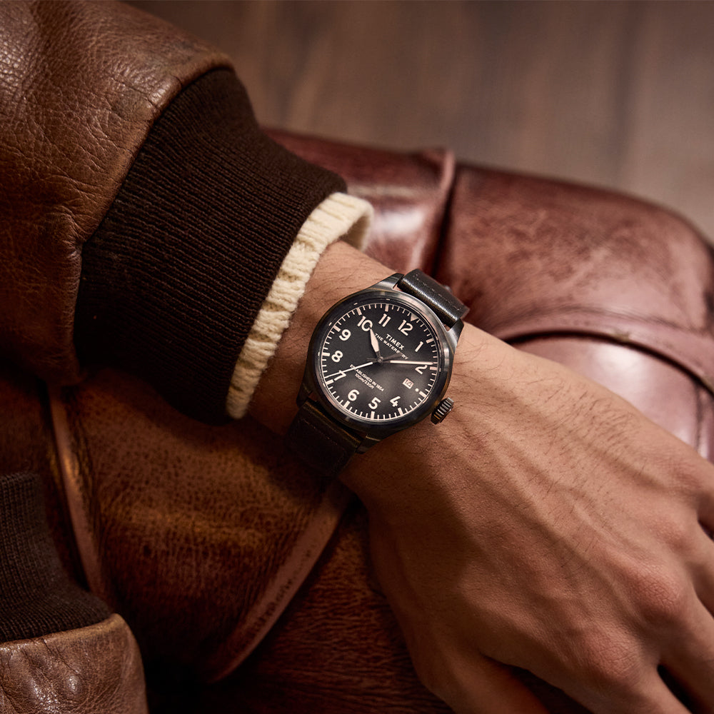 Waterbury Ace Chronograph 41mm Leather Band