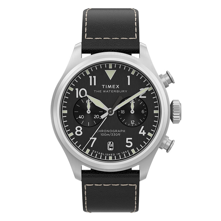 Waterbury Ace Chronograph 41mm Leather Band