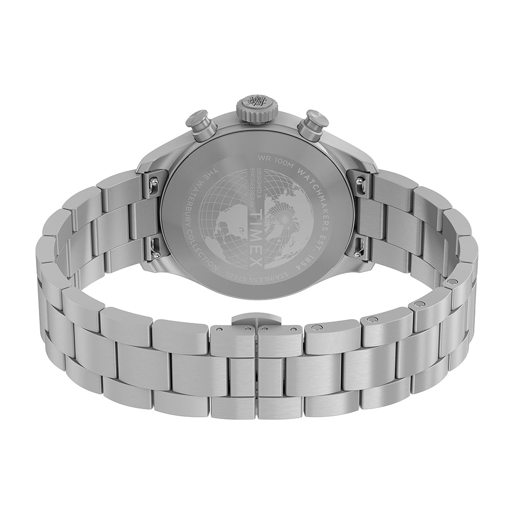 Waterbury Ace Chronograph 41mm Stainless Steel Band