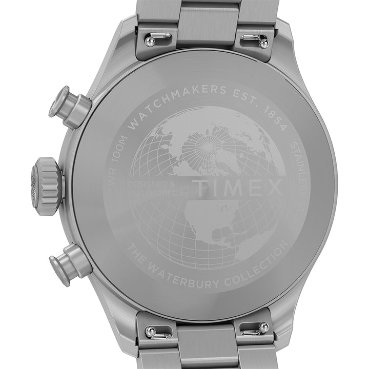 Waterbury Ace Chronograph 41mm Stainless Steel Band
