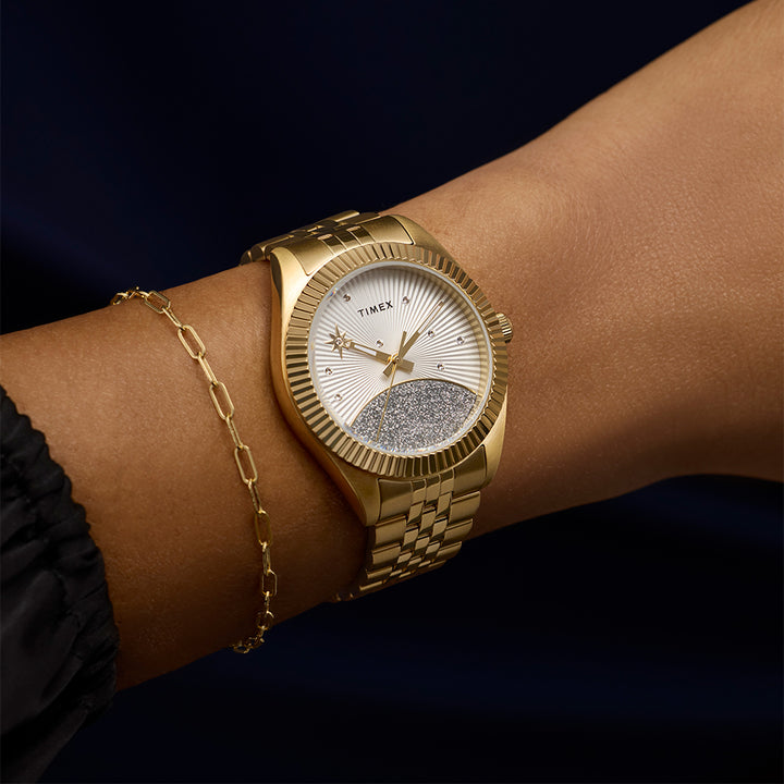 Celestial Legacy 3-Hand 36mm Stainless Steel Band