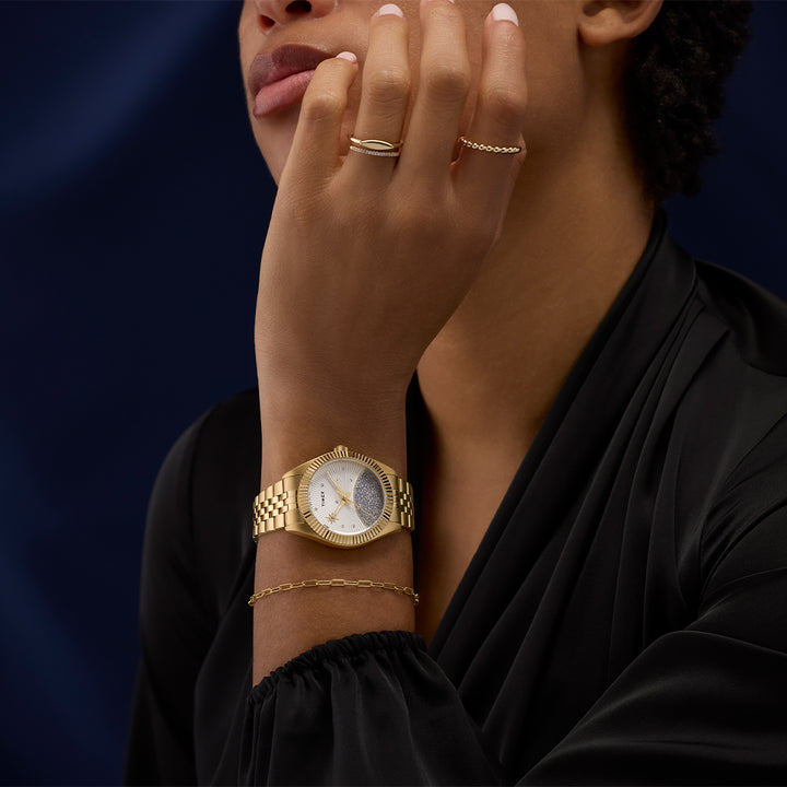 Celestial Legacy 3-Hand 36mm Stainless Steel Band