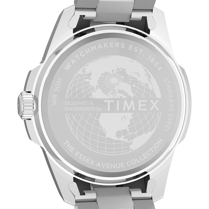 Essex Avenue Day-Date 45mm Stainless Steel Band