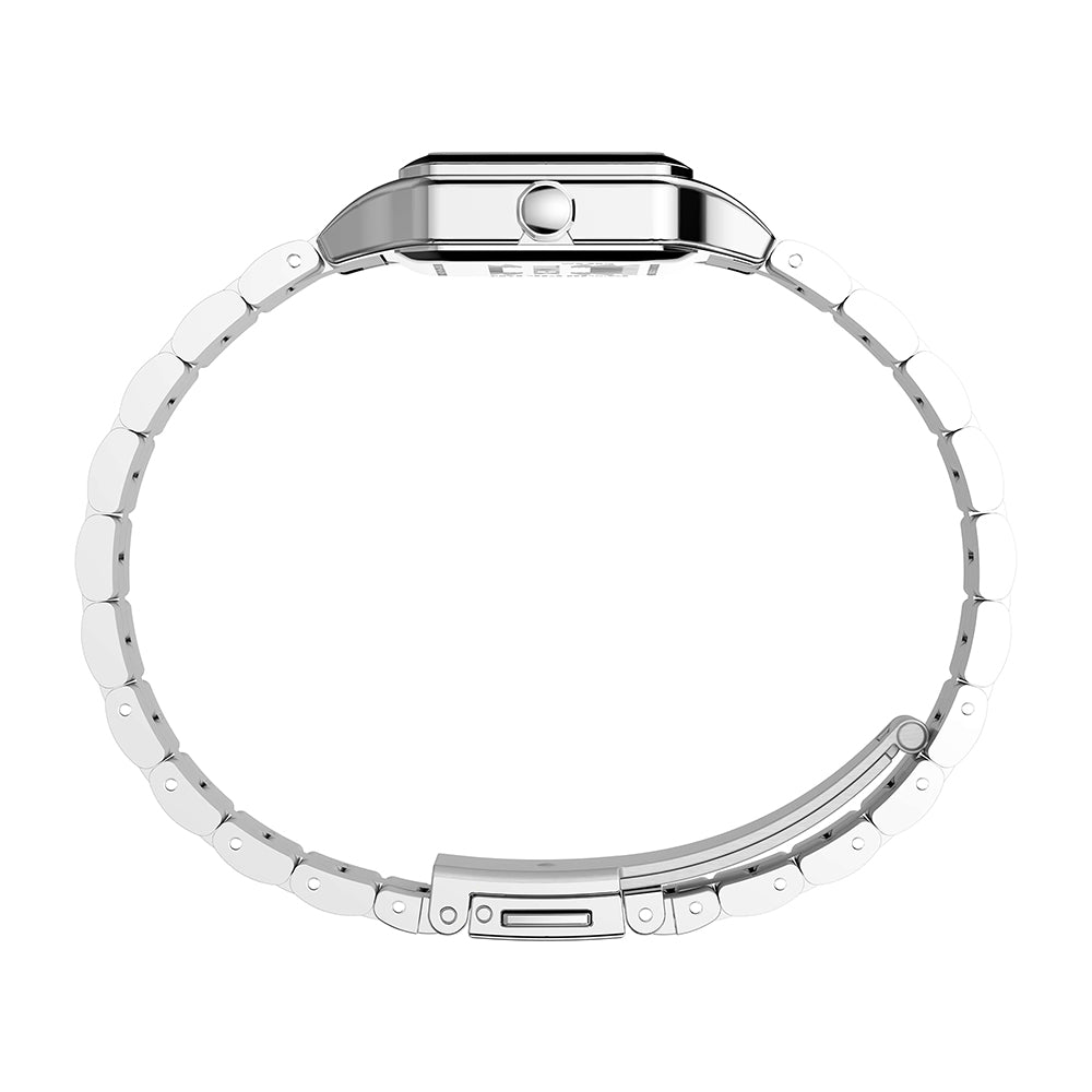 Legacy Square 2-Hand 23mm Stainless Steel Band
