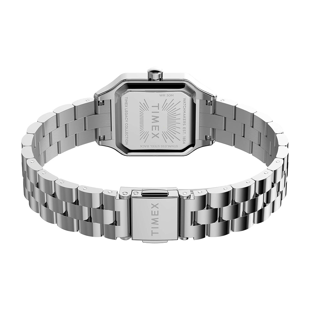 Legacy Square 2-Hand 23mm Stainless Steel Band
