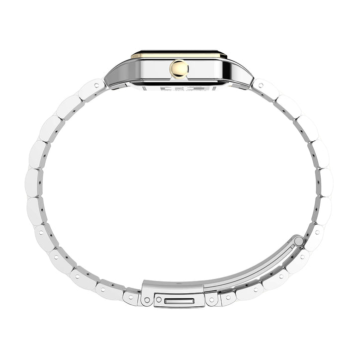 Legacy Square 2-Hand 23mm Stainless Steel Band