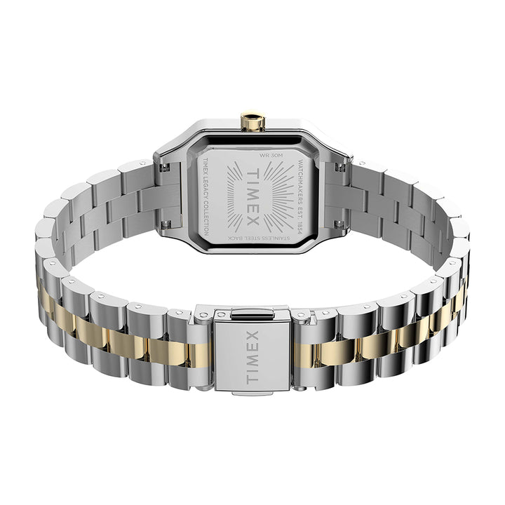 Legacy Square 2-Hand 23mm Stainless Steel Band