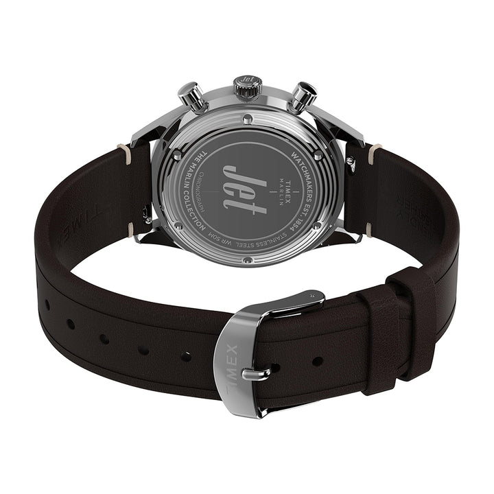 Marlin Jet Quartz Chronograph 40mm Leather Band