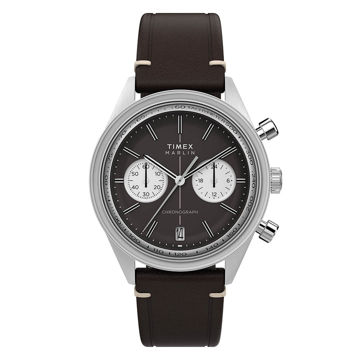Marlin Jet Quartz Chronograph 40mm Leather Band