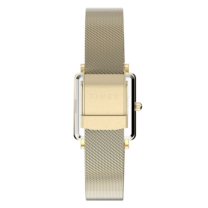 Transcend Rectangle 3-Hand 22mm Stainless Steel Band