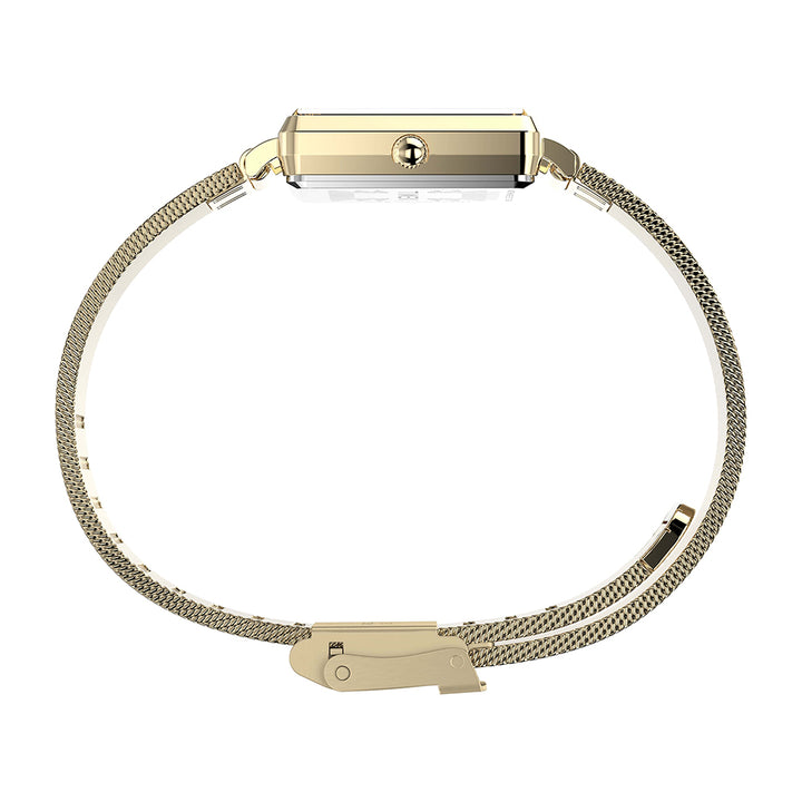 Transcend Rectangle 3-Hand 22mm Stainless Steel Band