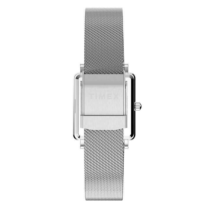 Transcend Rectangle 3-Hand 22mm Stainless Steel Band