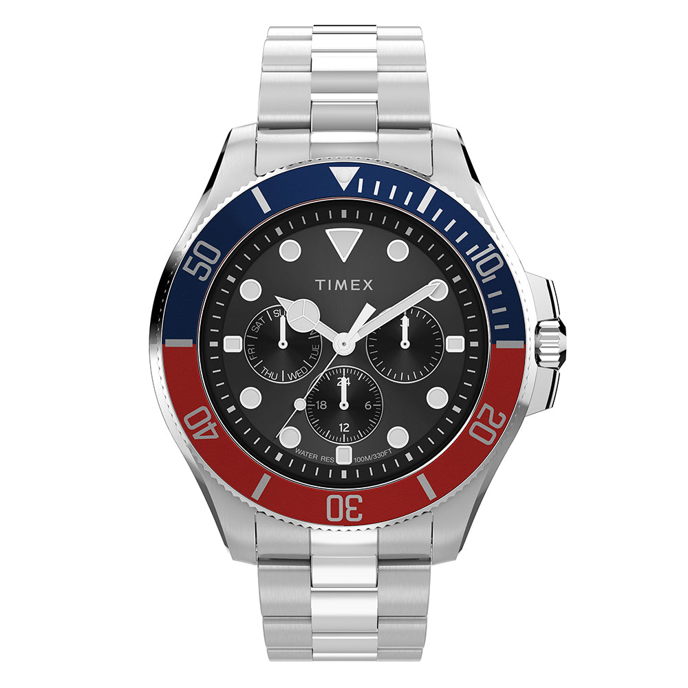 Harborside Coast Multifunction 43mm Stainless Steel Band