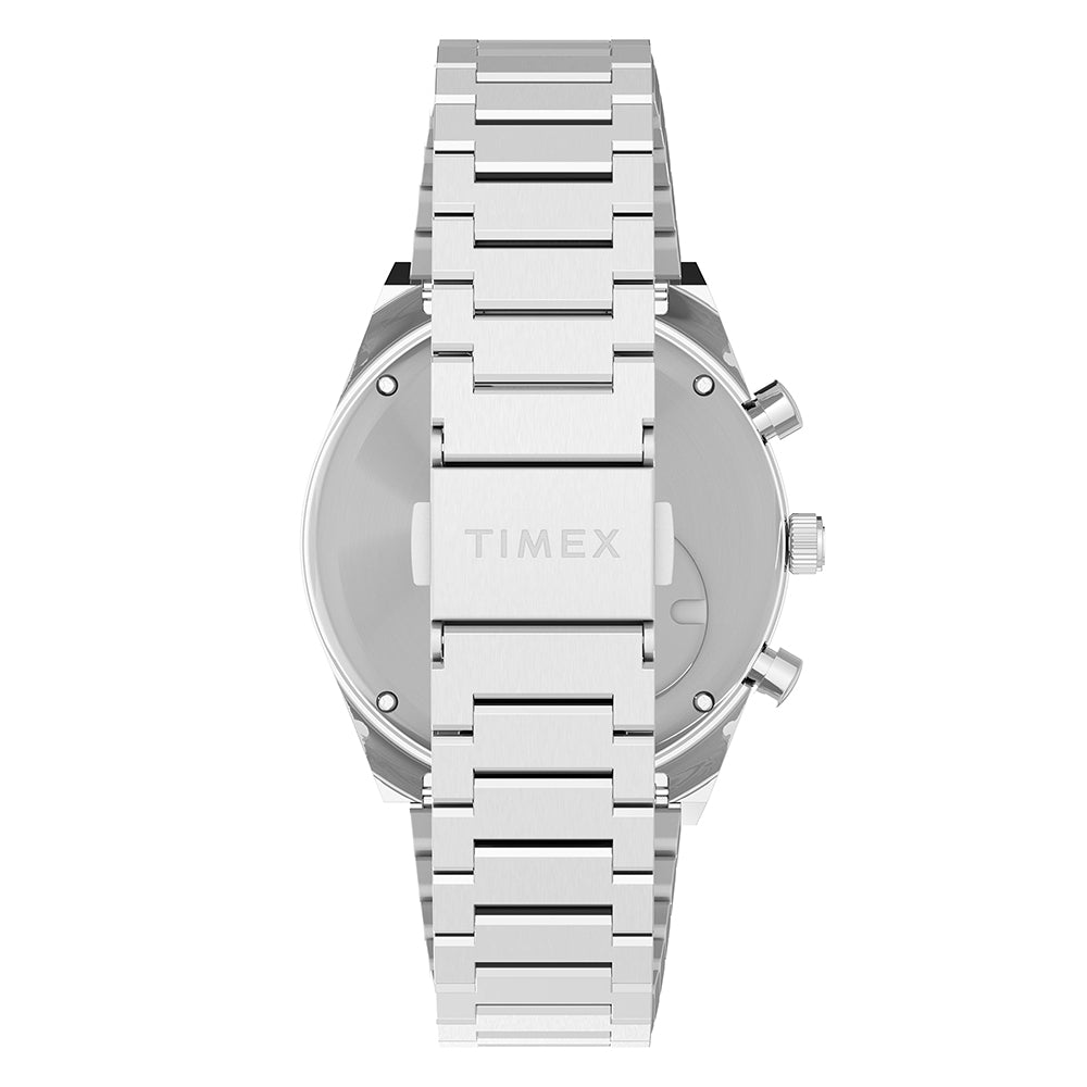 Q Timex Falcon Eye Chronograph 40mm Stainless Steel Band