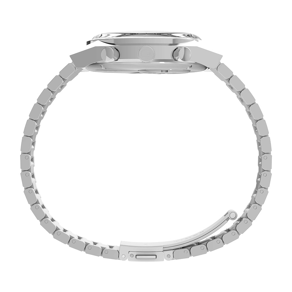 Q Timex Falcon Eye Chronograph 40mm Stainless Steel Band