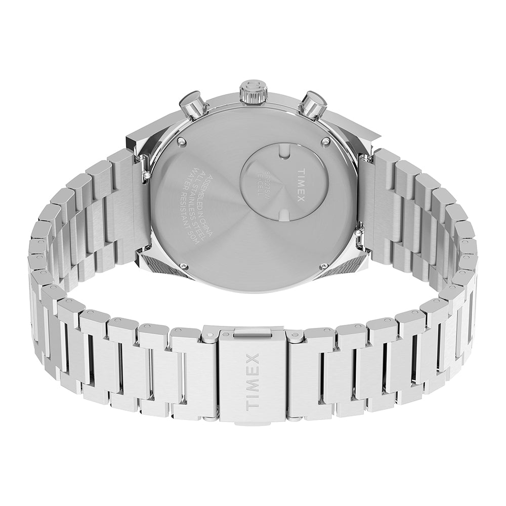 Q Timex Falcon Eye Chronograph 40mm Stainless Steel Band